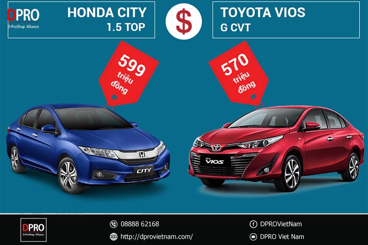 Toyota Vios 2023 và Honda City 2023 Cuộc chiến chưa kết thúc
